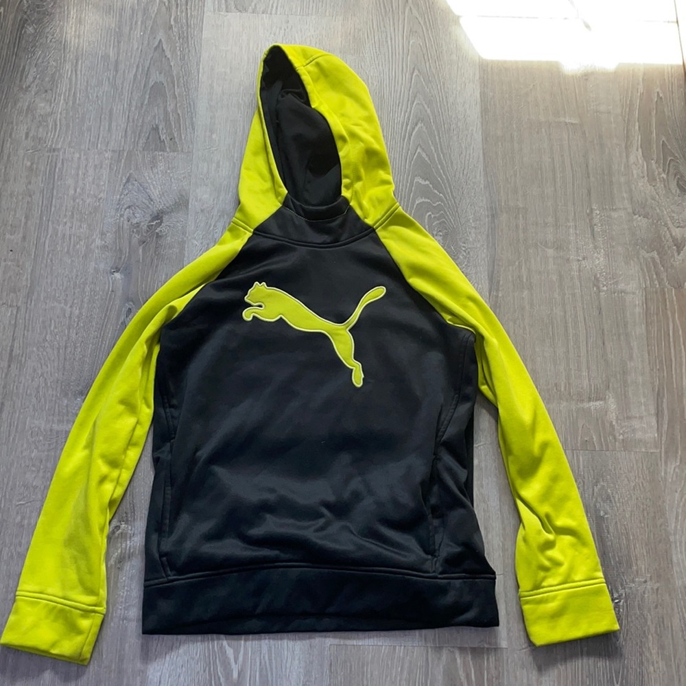 Yellow and black Pima sweatshirt boys M